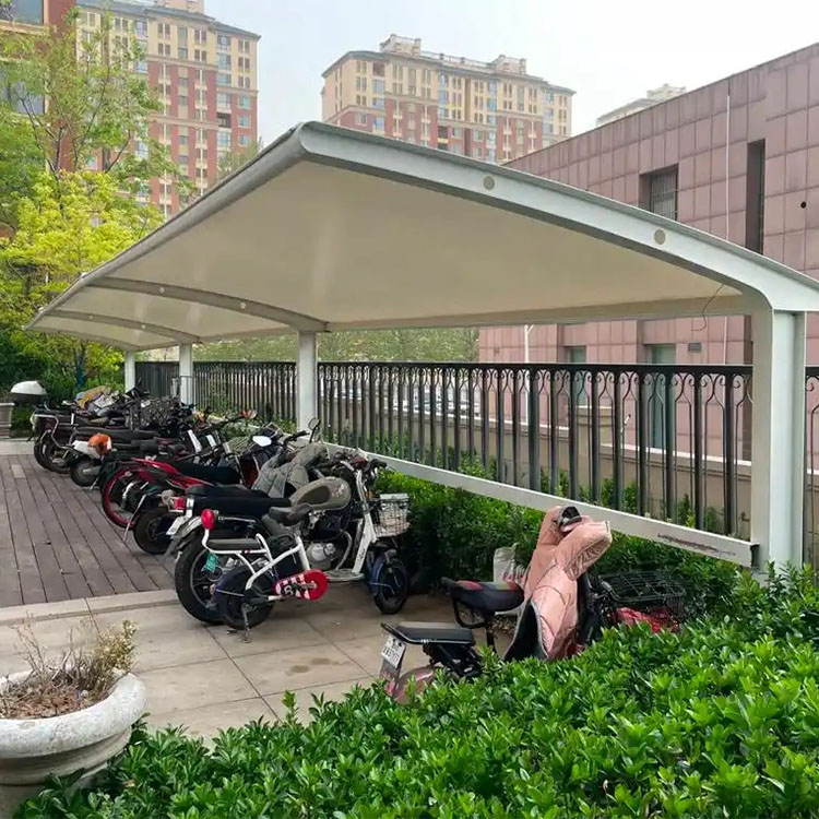 嵊州市膜结构电动车棚